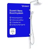 Duravit Regendouche Systeem Reno – 3 Straalsoorten – MinusFlow – Waterbesparend – Chroom Hoogglans