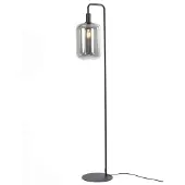 Light & Living Vloerlamp Lekar met smoke glas