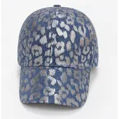 HS Petje - Meerdere Kleuren en Prints - Blauw Leopard Print