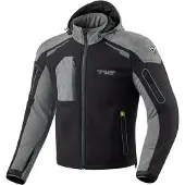MUGENRACE Double Zwart Grijs Waterdichte Softshell Jas Maat XS