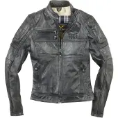 Black-Cafe London Shona II Dames Leren Motorjas Maat S