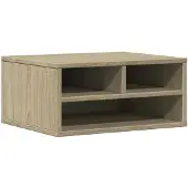 vidaXL Printerkastje 49x40x22,5 cm bewerkt hout sonoma eikenkleurig