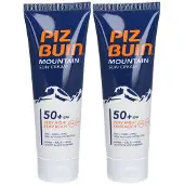 Piz buin Mountain Zonnebrandcrème Spf50+ 2x50 ml Crème