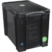 Really Useful Box opbergdoos 19 liter, zwart