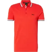 BOSS Shirt 'Paddy' rood / zwart / wit