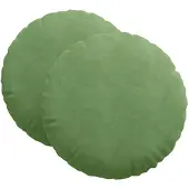 vidaXL Zitkussens 2 pcs Lichtgroen Ø 40 x 13 cm Fluweel