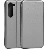 Beline Serie - Samsung Galaxy S23 Plus Hoes - Staalgrijs - Flap Cover - Magnetische Sluiting