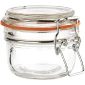 Vogue Glazen weckpot / voorraadpot met beugelsluiting, 0,30 l (6 stuks)