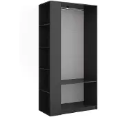 Vicco Elmo Kledingopslagkast – 80 x 200 cm Set van 2 Antraciet