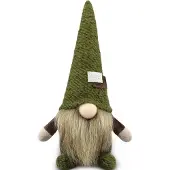 Unyqoos Gezellige handgemaakte kerstgnome voor sfeervolle feestdecoratie