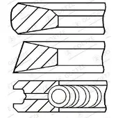 Sonstiges ENGINE 08-744700-00 Zuigerveerset