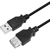Logilink CU0012B USB-kabel USB 2.0 5 m USB A Zwart
