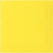 Duni servetten Bio 3-laags 33 x 33 cm papier geel 20 stuks