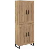vidaXL Highboard 2 st Artisan Eiken 69,5 x 34 x 180 cm