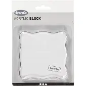 Packlinq Stempelblok. afm 10x10 cm. dikte 1 cm. 1 stuk