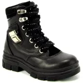 Twins 325670 wijdte 2.5 Veterschoenen | Maat 26 Meisjes Zwart