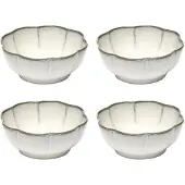 Serax - Sergio Herman Inku - Geribd Kom XL - Wit - 15 Ø - 4 stuks