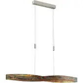 Quitani Hanglampe , Lian, dimbare, Roestbruin, Woonkamer, Metaal, Designer