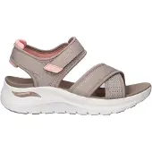 SKECHERS Arch Fit 2.0 - Feelin' Bright dames sandaal - Taupe - Maat 37