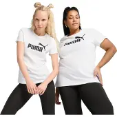 Puma Functioneel shirt 'Ess No. 1' zwart / wit