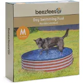 Beeztees Hondenzwembad Doggy Dip M Rood/Wit 120 x 120 x 30 cm