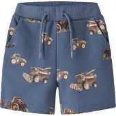 Name it Broek indigo / bruin / wit