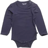 Minymo Romper l/s - Bamboe - Navy - - 50 - Rompers Lange Mouw