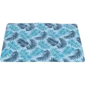 Trixie koelmat palmbladeren print lichtblauw - 90 x 50 cm
