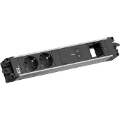 Bachmann STEP ALU 2xCEE7/3, 1xUSB C/C 100W 1xCM