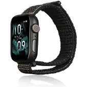 Noname Apple Watch Nylon band 38/40/41mm zwart/zwart