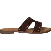 Lazamani Lina Small Studs Slippers Bruin | Maat: 43