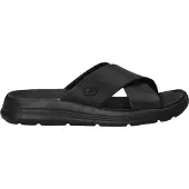 SKECHERS Relaxed Fit Sargo Denal Slippers Zwart | Maat: 44