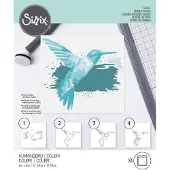 SIZZIX Layered stencils hummingbird -
