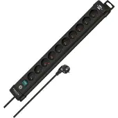 Brennenstuhl Premium-Line stekkerdoos met 10 stopcontacten zwart (3 meter)