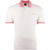 HUGO BOSS Shirt ecru / oranje