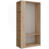 Vicco Elmo Kledingopslagkast – 80 x 200 cm Set van 2 Sonoma