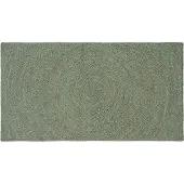 vidaXL Vloerkleden Olijfgroen 100 x 200 cm Jute