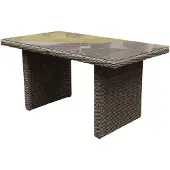 AVH-Collectie Ibiza lounge-diningtafel 140x80xH70 cm soft bruin