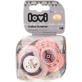 Lovi fopspenen Indian Summer roze 6-18 maanden (set 2 stuks)