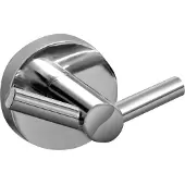 Bisk Foryou - Dubbele Handdoekhaak - Chromen Afwerking - Compact Ontwerp