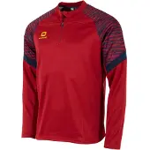 Stanno Bolt Trainingstrui 1/4-Zip Kids Rood Blauw
