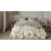 Beddinghouse Dekbedovertrek Bronte Naturel Satijn-200 x 200 / 220 cm | 2-Persoons