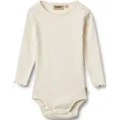 Wheat Rompertje/body 'Regitze' offwhite