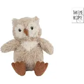 Take Me Home knuffel uil pluche 20cm bruin speelgoed.