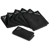 Klud keukendoekjes - zwart - set van 7