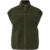 Pieces Bodywarmer 'PCSADIA' donkergroen