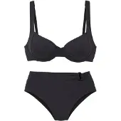 LASCANA Bikini zwart