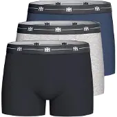 Impetus Boxershorts donkerblauw / lichtgrijs / zwart