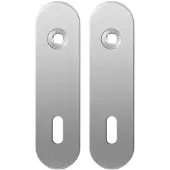 GPF bouwbeslag GPF Kortschild afgerond enkelverend 169x46x8,5mm BB72
