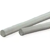 Value stoffen slang SNAP voor kabelbundeling, grijs, 2,5 m